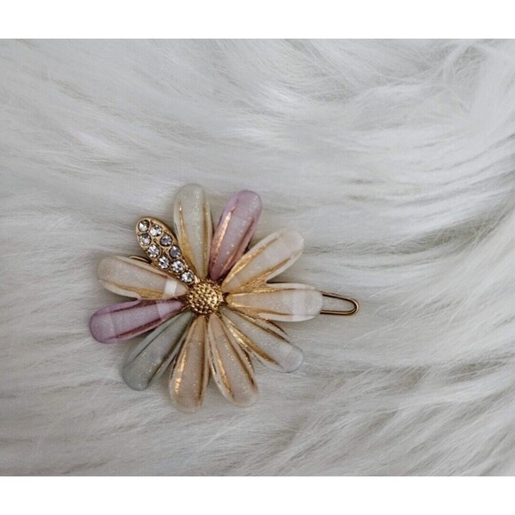 12 Pcs - Rhinestone Flower hair clip Bobby pin hair clip Bling Crystal Love Pins - Picture 8 of 10